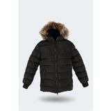 Slazenger ST23JC027-500 Calisto New Siyah Unisex Çocuk Mont