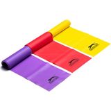 Slazenger Üçlü Pilates Band Seti Dayanıklı Malzeme ile 100 x 10 cm Egzersiz İçin Uygun