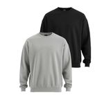 Slazenger VADIK 2li set Erkek Oversıze Siyah - Gri Sweatshirt