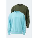 Slazenger VADIK 2li set Erkek Oversıze Sweatshırt