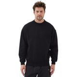 Slazenger VADIK IN Erkek Oversıze Siyah Sweatshırt
