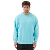 Slazenger VADIK IN Erkek Oversıze Turkuaz Sweatshırt
