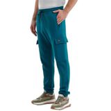 Slazenger VALORA IN Erkek Cepli Dar Paça Petrol Eşofman Altı