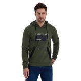 Slazenger VANDA Erkek Kanguru Cepli Kapüşonlu Haki Sweatshirt