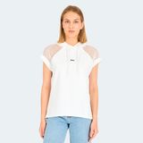 Slazenger Vanka Kadın Tişört - XL - Ekru