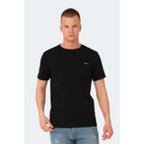 Slazenger VEDA Erkek Baskılı Siyah Tişört