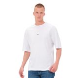 Slazenger VENETIA I Erkek Baskılı Oversıze Beyaz Tişört