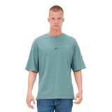 Slazenger VENETIA I Erkek Baskılı Oversıze Yeşil Tişört