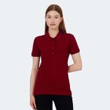 Slazenger VERA I Kadın Polo Yaka Bordo Tişört - 2XL
