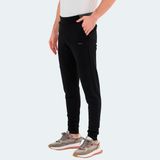 Slazenger VESSEL Erkek Fermuar Cepli Slim Fit Siyah Eşofman Altı - XL