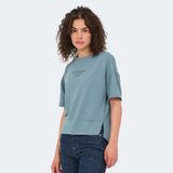 Slazenger VILLAGE Kadın Oversıze Su Yeşili Tişört - 2XL