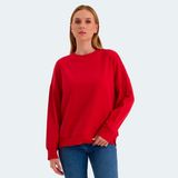 Slazenger VIRTUE IN Kadın Oversıze Kırmızı Sweatshırt - XL