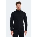 Slazenger VISUAL Erkek Sweatshirt Siyah