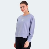 Slazenger VITAL Kadın Crop Lila Sweatshırt - 2XL
