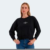 Slazenger Vıtal Oversize Kadın Sweatshirt - 2XL - Siyah