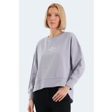 Slazenger VITAL OVERSIZE Kadın Sweatshirt Lila