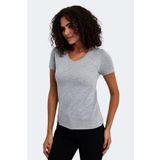 Slazenger Vivek Gri Kadın T-shirt