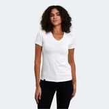 Slazenger VIVEK Kadın V Yaka Beyaz Tişört - 2XL