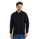 Slazenger VLAD Erkek Cepli Fermuarlı Siyah Sweatshırt