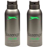 Slazenger Yeşil 150 ml x 2 Adet Deodorant