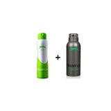 Slazenger Yeşil Kadın Sprey Deodorant 150 Ml+Slazenger Activesport Yeşil Erkek Sprey Deodorant 150 Ml--2'Li Set