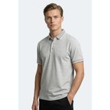 Slazenger ZERU Erkek Polo Yaka Gri Tişört