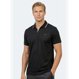 Slazenger ZITHER Erkek Polo Yaka Siyah Tişört