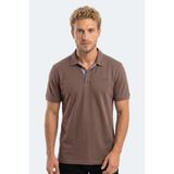 Slazenger Zodıacs Erkek Polo Yaka Kahve Tişört