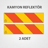 Slc Kamyon Arkası İşaret Reflektörü Metal Saç Malzeme Çapraz