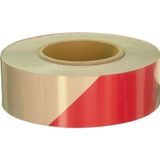Slc Reflektör Kırmızı-beyaz Reflektif Bant 50mm X 46mt