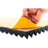 Slc Ses Yalıtımı Akustik Piramit Süngeri Kendinden Yapışkanlı 40mm 50x50 Ses Yalıtımı