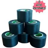 Slc Siyah Pvc Bant 6 Adet 5cmx25m Izolasyon Bandı 50mm