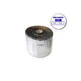 SLCMARKETİM Araç Oto Ses Isı Yalıtım Bandı Folyolu Kauçuk Sünger 15cmx10metre 6mm Yapışkanlı