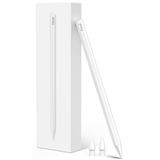 SLE-TECH Not Alma ile Stylus Kalem, iPad Kalem 2. Nesil için Çizim, iPad Pro 11 in 1/2/3/4, iPad Pro 12.9 inç 3/4/5/6, iPad Air 4/5, Manyetik Kablosuz Şarjlı iPad Mini 6 ile Uyumlu (Beyaz)