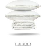 Sleep Garden Auralis Bambu Klasik Çift Kişilik Yorgan-Yastık Set Ürün - Beyaz - 195 x 215 cm