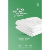 Sleep Garden Ipek Yorgan Çift Kişilik Jüt Keten Çantalı (195X215) - 195 x 215 cm - Beyaz