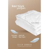 Sleep Garden Kaz Tüyü Yorgan Tela Çantalı Çift Kişilik (195X215) - 195 x 215 cm - Beyaz