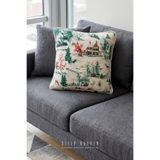 Sleep Garden Kırlent İki Taraflı Peluş Konforlu Şık Desenli 45x45