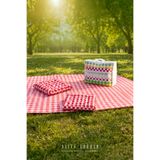 Sleep Garden Pötikare Piknik Örtüsü 170*170 2 Adet Piknik Minderi 45x45 cm Piknik Seti