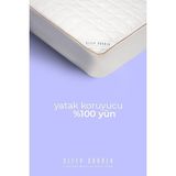 Sleep Garden Yün Fitted Yatak Alezi ÇANTALI(160*200) - 160 x 200 cm - Beyaz
