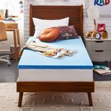 Sleep Innovations 5,08 cm Jel Hafızalı Köpük Yatak Üstü Çift XL, ABD'de Üretilmiştir 5 Yıl Garantili, Beyaz