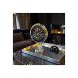 Sleep Nova Lüks Kristal Ayaklı Masa Saati – Metal Kasa, Dekoratif Saat, Modern Salon & Ofis Aksesuarı