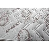 Sleepnice Bamboo Kumaş Full Ortopedik Yaylı Tek Kişilik Yatak - Açık Gri - 120 x 200 cm
