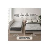sleepnice Fermuarlı Ayrılabilir İ Kea Divan Hemnes Uyumlu Ortopedik Bamboo Sünger Yatak 20cm