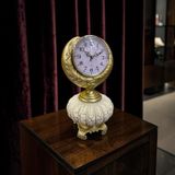 Sleepnova Royal Vintage Gold Detaylı Dekoratif Masa Saati