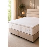 Sleepoos Çift Kişilik 7 cm Lateks Yatak Pedi - Beyaz - 180 × 200 cm