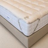 Sleepoos Tek Kişilik Yün Yatak Pedi - Bej - 120 × 200 cm