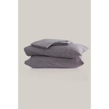 Sleeptown Çift Kişilik Antrasit Çarşaflı Pamuk Nevresim Takımı 200 x 220 cm