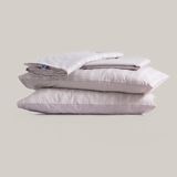 Sleeptown Keten Görünümlü Armürlü Pamuk Tek Kişilik Nevresim Takımı 160x220 cm Bej