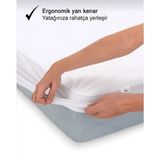 Sleepway Mikro Fitted Full Kenar Su Sıvı Geçirmez Yatak Koruyucu Alez Bebek-Tek-Çift Kişilik Battal Boy Alez - 160 x 200 cm - Beyaz